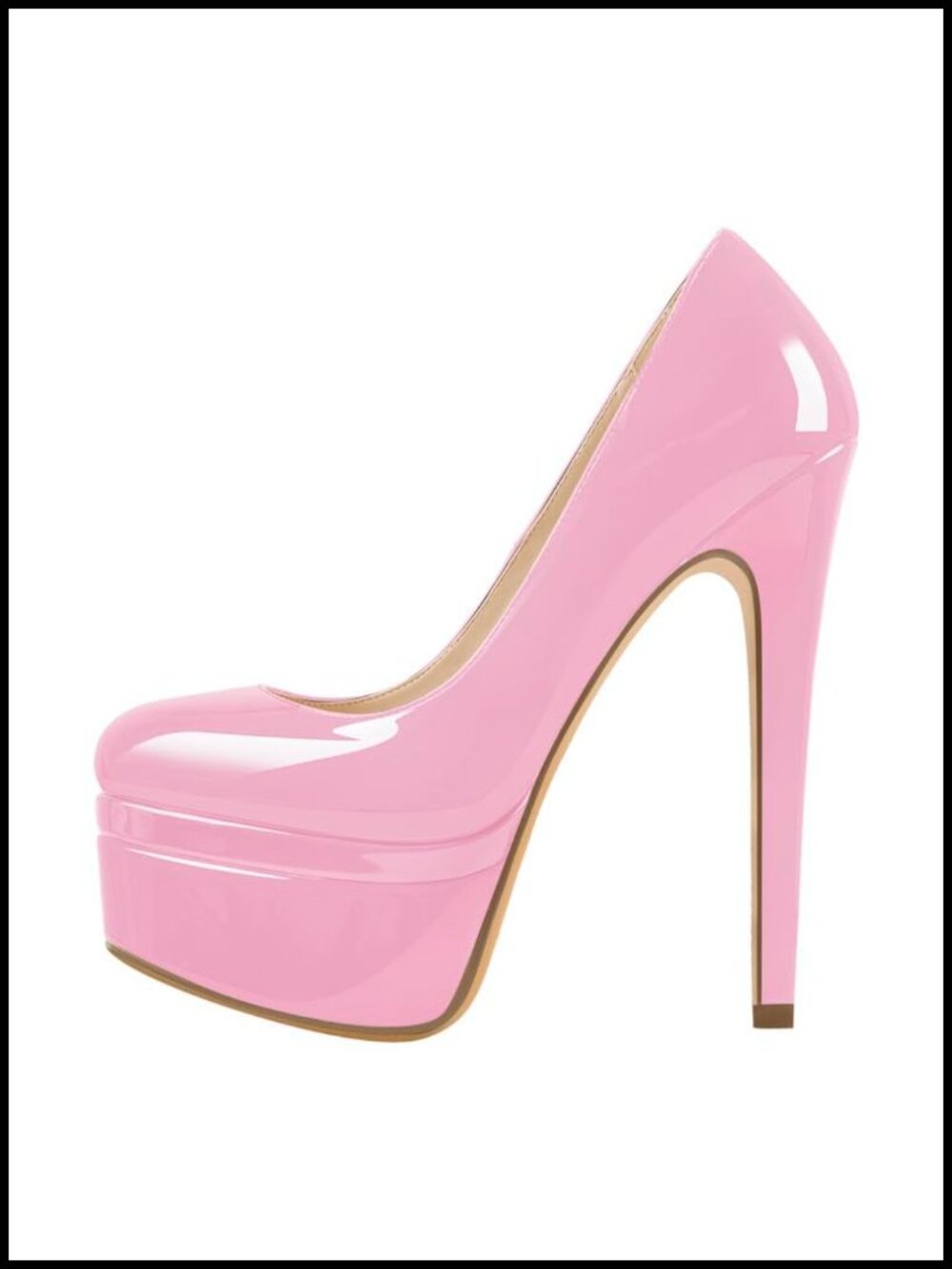 Double Platform Stiletto High Heel Pumps Women's Party Shoes Manmade
